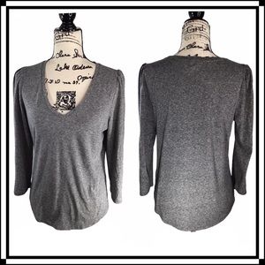 Lucky Brand - 3/4 Sleeve V-Neck Top - SP